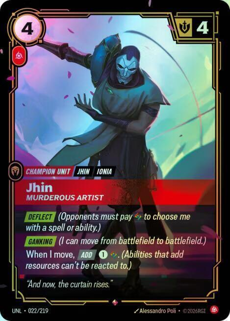 Jhin - Murderous Artist (UNL) #022 [EN/F] s/o