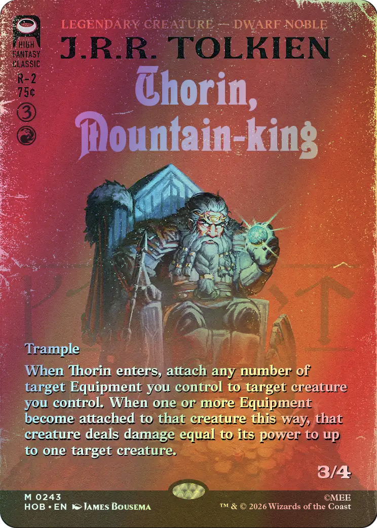 Thorin, Mountain-king (HOB) #243 [EN/F]
