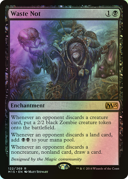 Waste Not (M15) #122 [EN/F] s/o