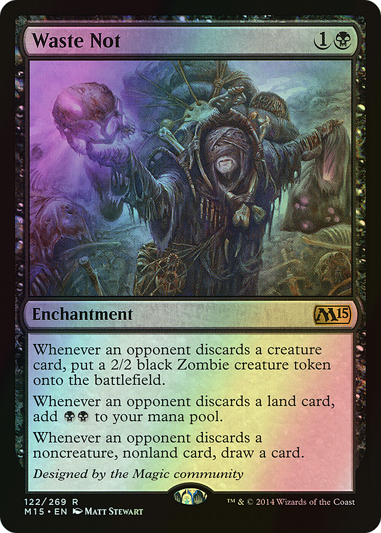 Waste Not (M15) #122 [EN/F] s/o