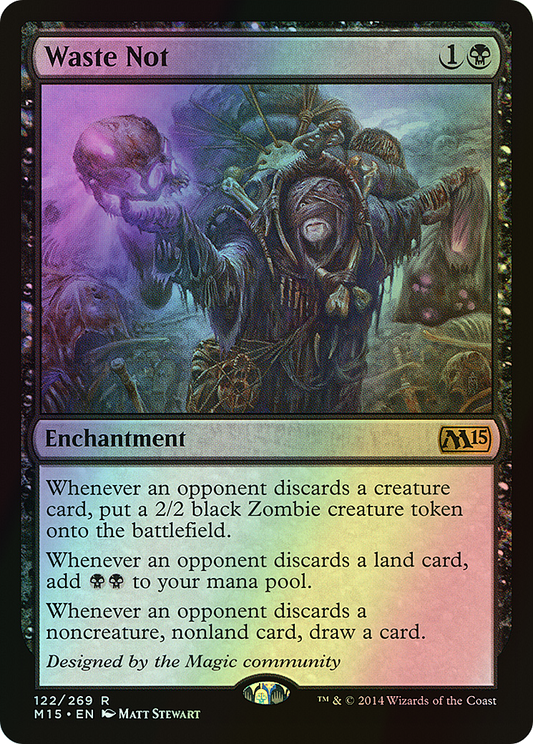 Waste Not (M15) #122 [EN/F] s/o