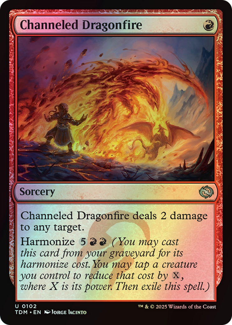 Channeled Dragonfire (TDM) #102 [EN/F] s/o