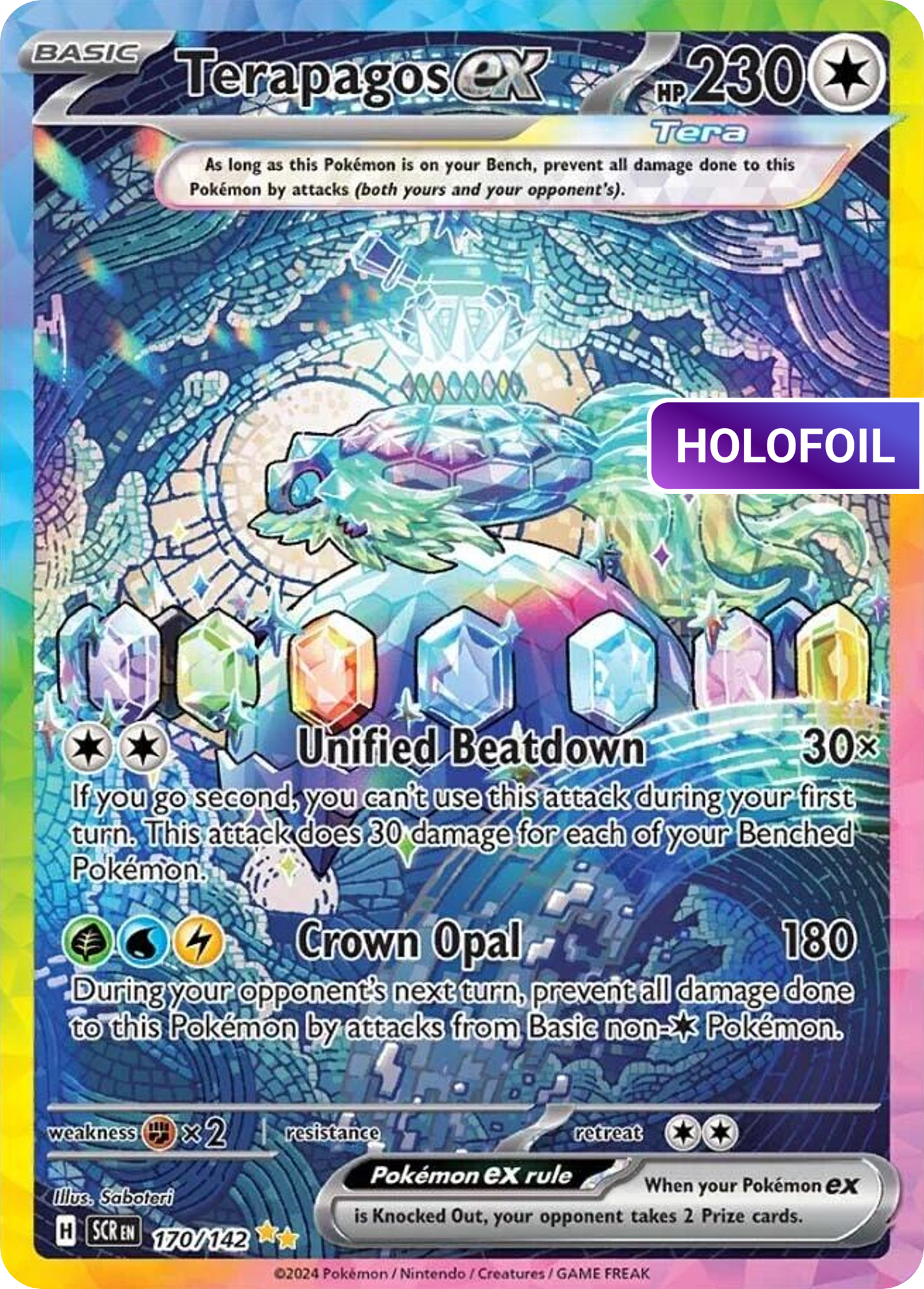 Terapagos ex - 170/142 (SCR) #170 [EN/H] s/o