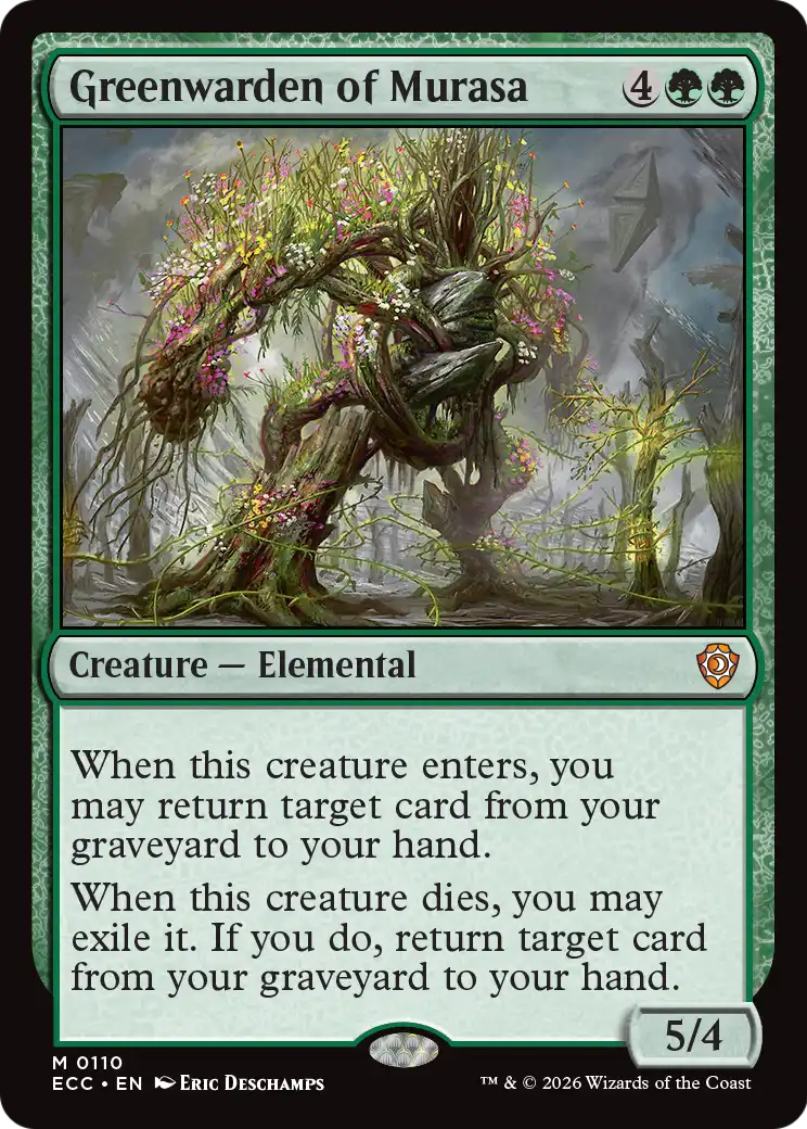 Greenwarden of Murasa (ECC) #110 [EN/N]