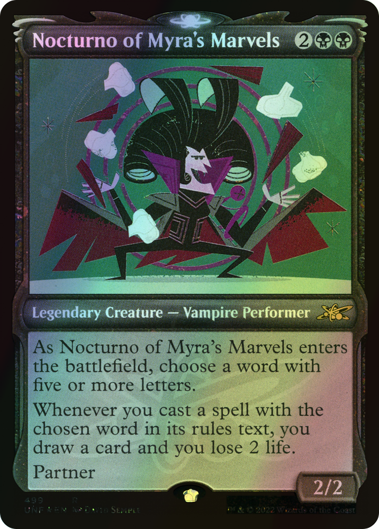 Nocturno of Myra's Marvels - Galaxy Foil (UNF) #499 [EN/F]