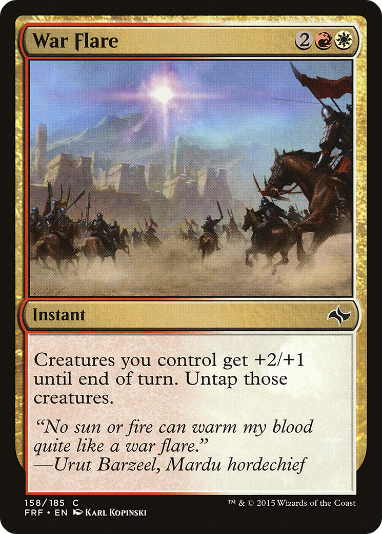 War Flare (FRF) #158 [EN/N] s/o