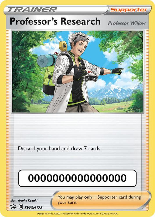 Professor's Research - SWSH178 (with Pokemon Go Code) (PR-SW) #SWSH178_V1 [EN/N]