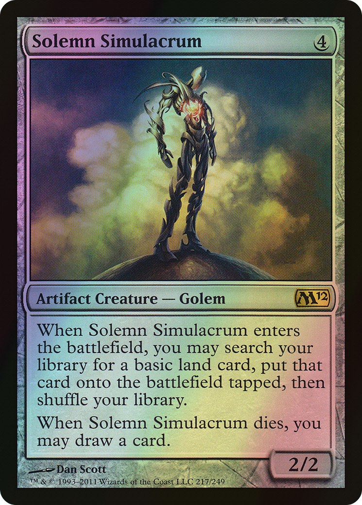 Solemn Simulacrum (M12) #217 [EN/F] s/o