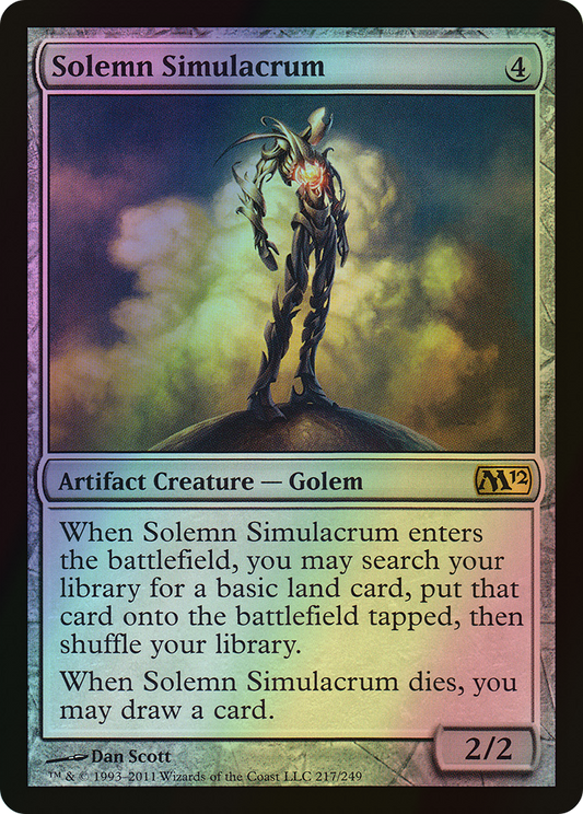 Solemn Simulacrum (M12) #217 [EN/F] s/o