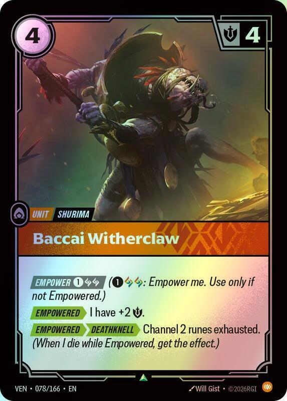 Baccai Witherclaw (VEN) #078 [EN/F]