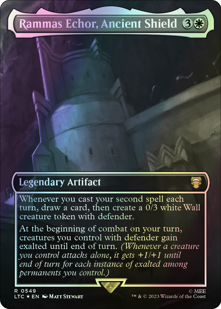 Rammas Echor, Ancient Shield - Surge Foil (LTC) #549 [EN/F] s/o
