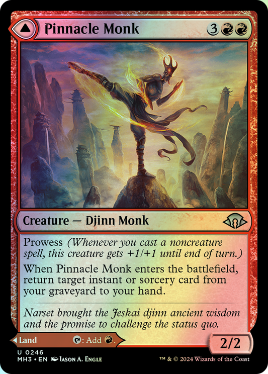 Pinnacle Monk // Mystic Peak (MH3) #246 [EN/F] s/o