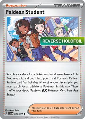 Paldean Student - 086/091 (PAF) #086 [EN/R]
