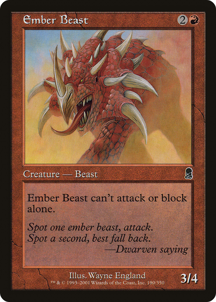 Ember Beast (ODY) #190 [EN/N]