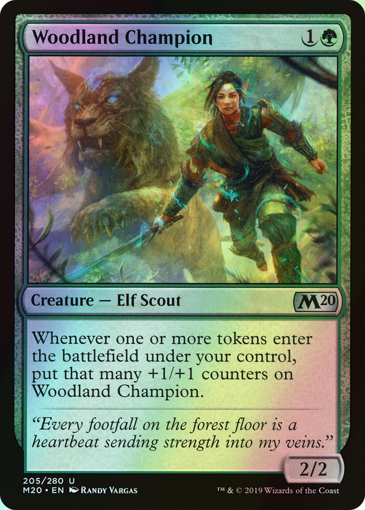 Woodland Champion (M20) #205 [EN/F]