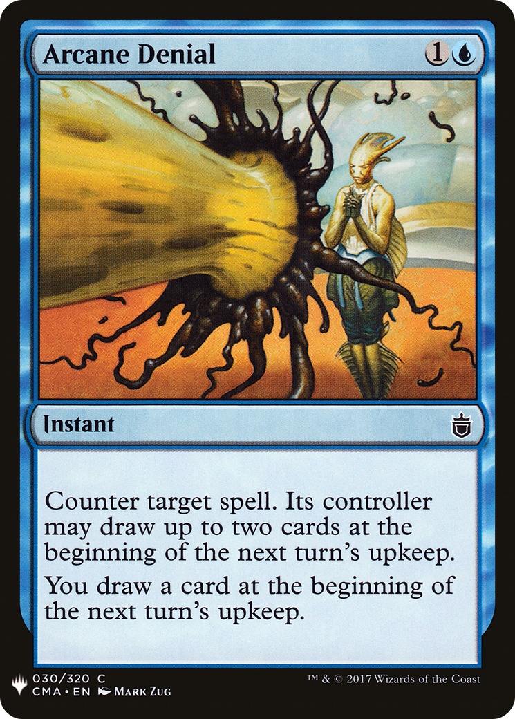 Arcane Denial (PLST) #CMA-30 [EN/N] s/o
