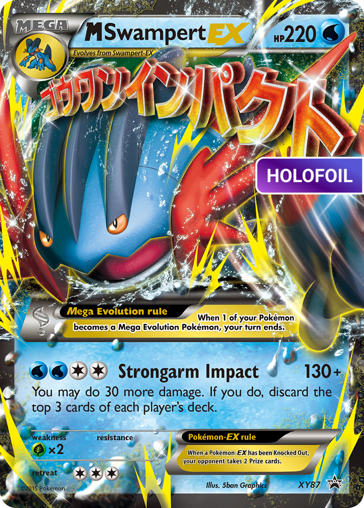 M Swampert-EX (PR-XY) #XY87 [EN/H]