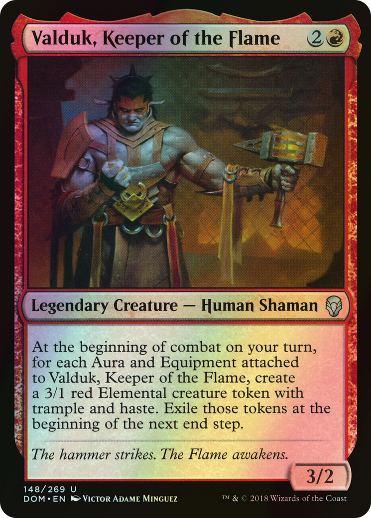 Valduk, Keeper of the Flame (DOM) #148 [EN/F] s/o