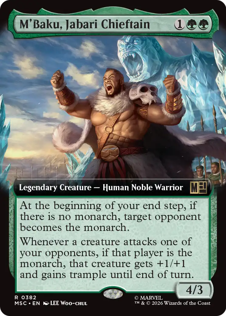 M'Baku, Jabari Chieftain (MSC) #382 [EN/N]