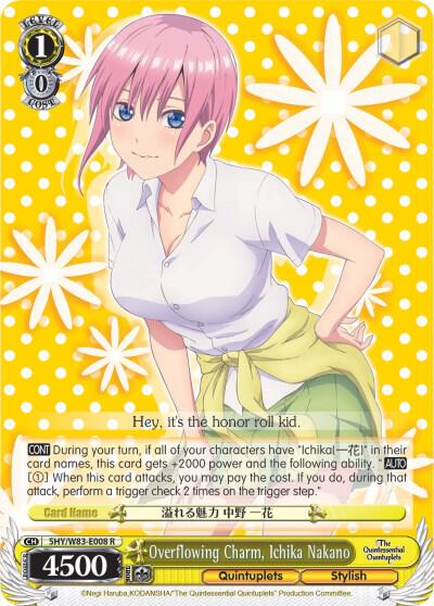 Overflowing Charm, Ichika Nakano (5HY/W83) #5HY/W83-E008 [EN]
