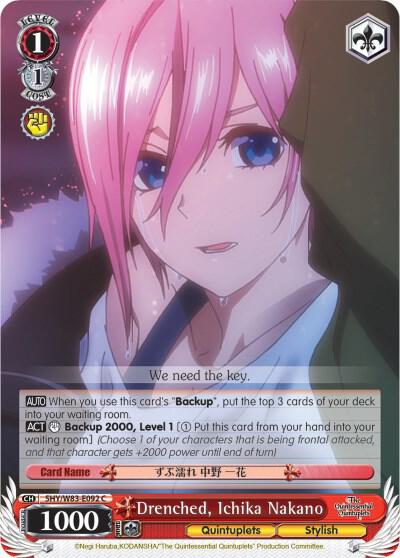 Drenched, Ichika Nakano (5HY/W83) #5HY/W83-E092 [EN]