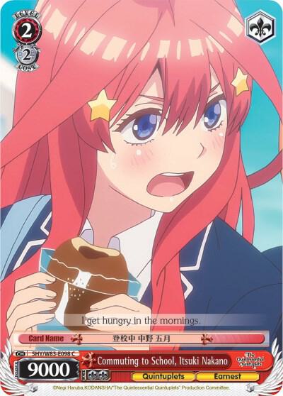 Commuting to School, Itsuki Nakano (5HY/W83) #5HY/W83-E098 [EN]