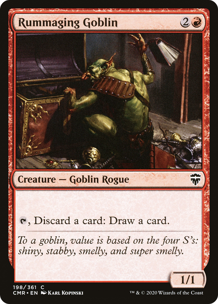 Rummaging Goblin (CMR) #198 [EN/N]