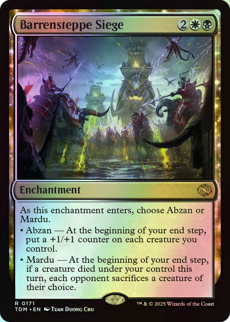 Barrensteppe Siege (TDM) #171 [EN/F] s/o