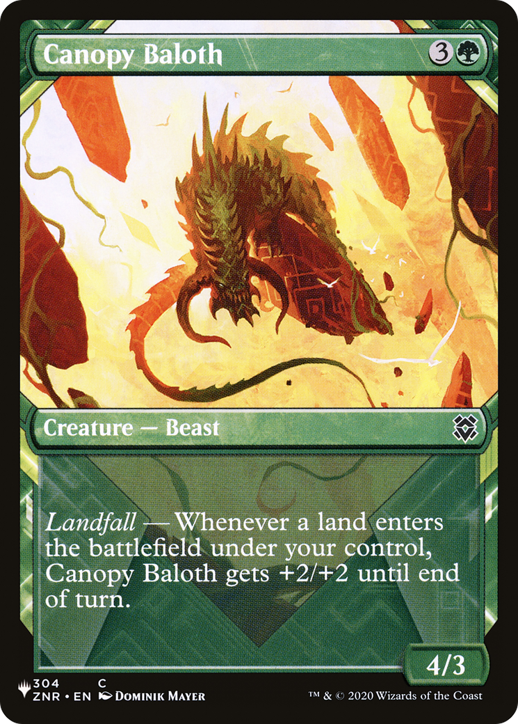 Canopy Baloth (PLST) #ZNR-304 [EN/N]