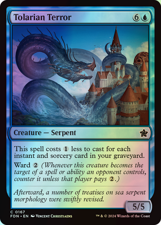 Tolarian Terror (FDN) #167 [EN/F]