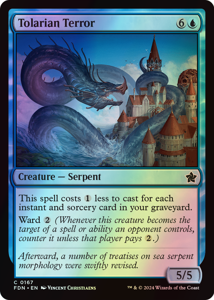 Tolarian Terror (FDN) #167 [EN/F]