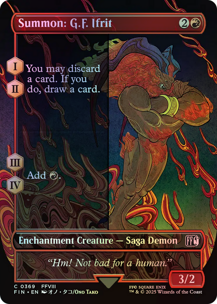 Summon: G.F. Ifrit (FIN) #369 [EN/F] s/o