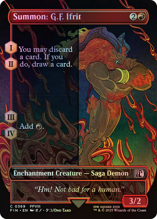 Summon: G.F. Ifrit (FIN) #369 [EN/F] s/o