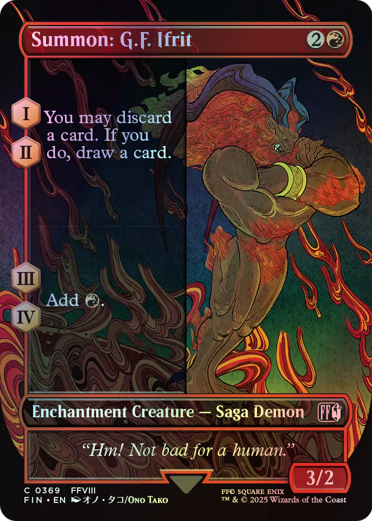 Summon: G.F. Ifrit (FIN) #369 [EN/F] s/o