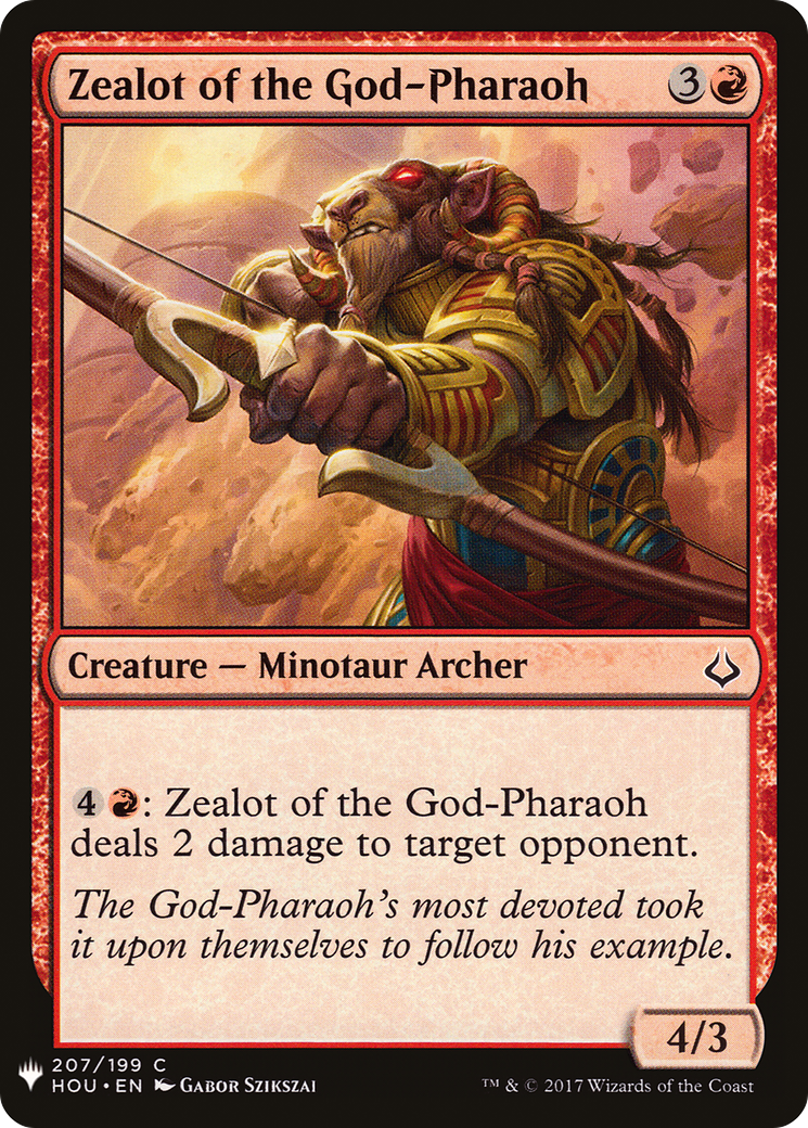 Zealot of the God-Pharaoh (PLST) #HOU-207 [EN/N]