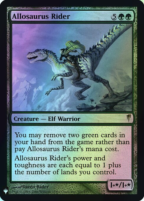 Allosaurus Rider (PLST) #CSP-101 [EN/F]