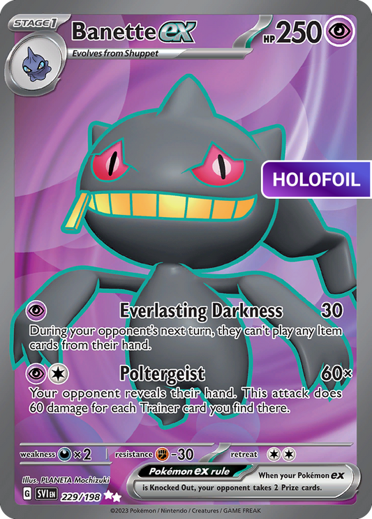 Banette ex (SVI) #229 [EN/H] s/o