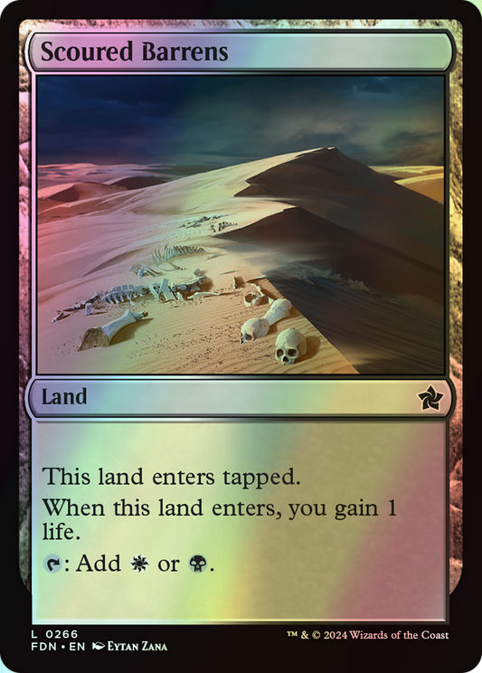 Scoured Barrens (FDN) #266 [EN/F]