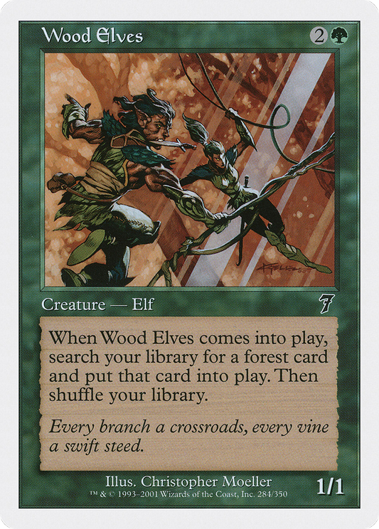 Wood Elves (7ED) #284 [EN/N] s/o
