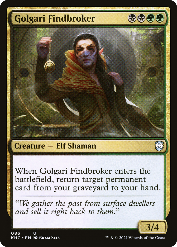Golgari Findbroker (KHC) #86 [EN/N]