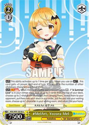 #MelArt, Yozora Mel (HOL/W91) #HOL/W91-E018 [EN]
