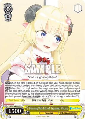 Brimming With Interest, Tsunomaki Watame (HOL/W91) #HOL/W91-E023 [EN]