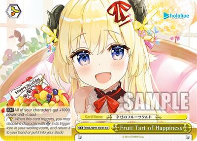 Fruit Tart of Happiness (HOL/W91) #HOL/W91-E031 [EN]