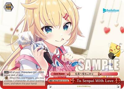 To Senpai With Love (HOL/W91) #HOL/W91-E111 [EN]