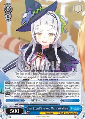 An Expert's Power, Murasaki Shion (HOL/W91) #HOL/W91-E132 [EN]