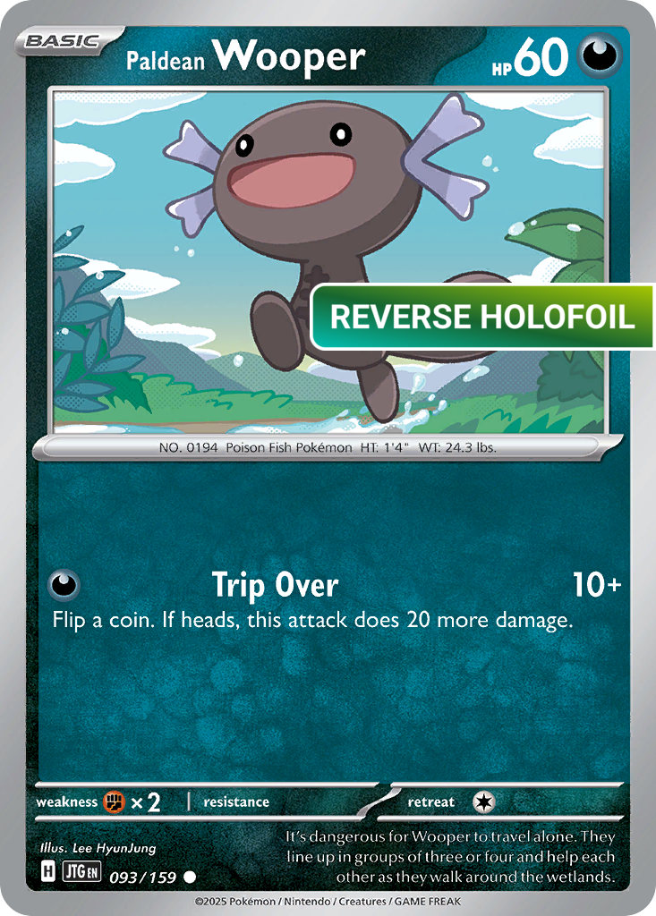 Paldean Wooper (JTG) #093 [EN/R] s/o