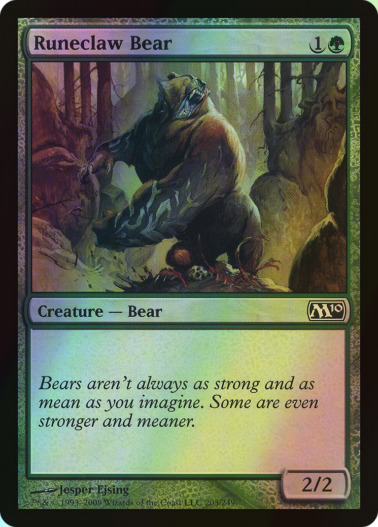 Runeclaw Bear (M10) #203 [EN/F]