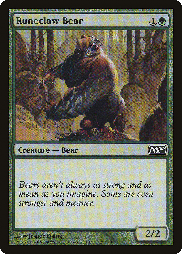 Runeclaw Bear (M10) #203 [EN/N]