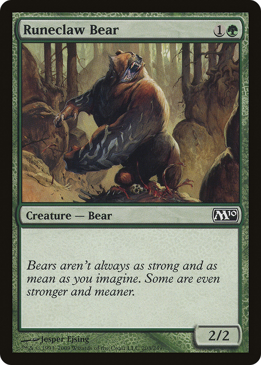 Runeclaw Bear (M10) #203 [EN/N]