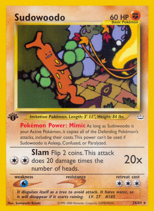 Sudowoodo (N3) #26 [EN/1E]
